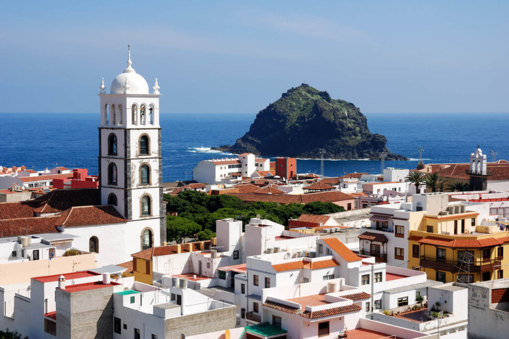 Het stadje Garachico op Tenerife Canarische Eilanden
