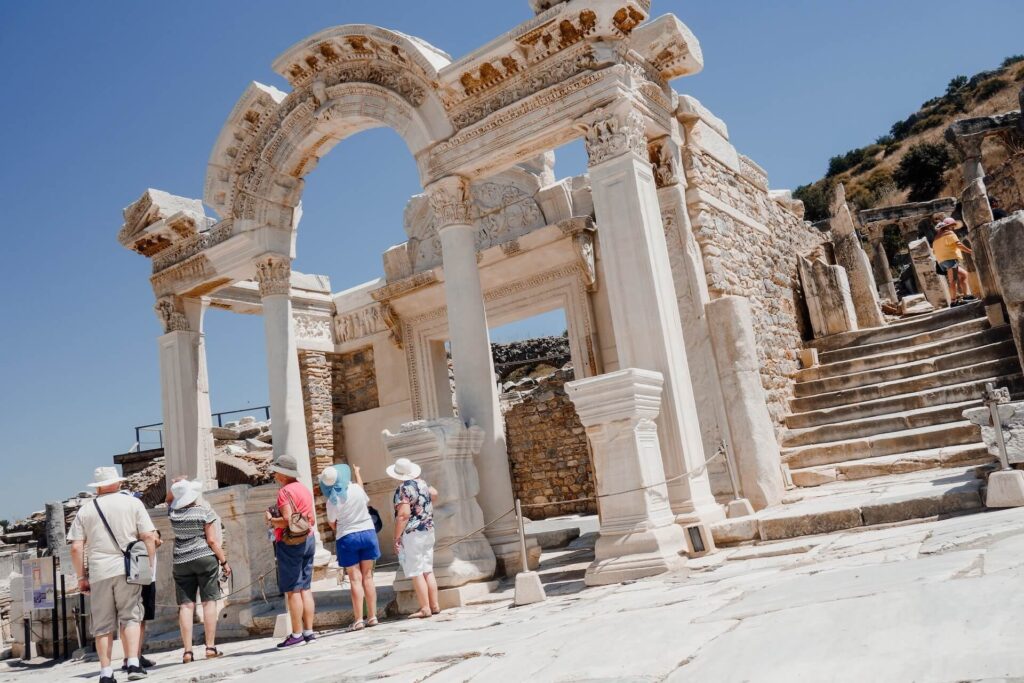 Tempel van Hadrianus in Efeze, UNESCO Werelderfgoed in Turkije