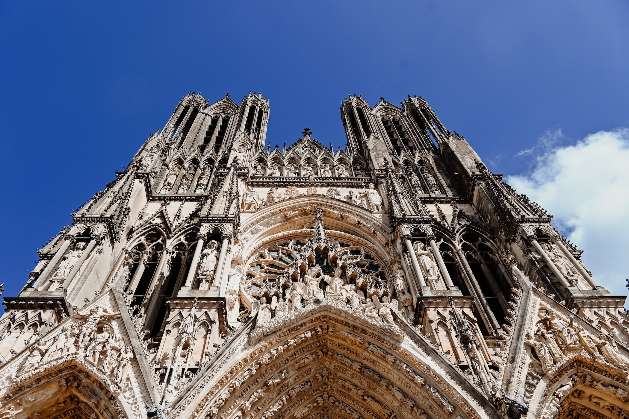 Stedentrip Reims- de Cathédrale Notre-Dame de Reims
