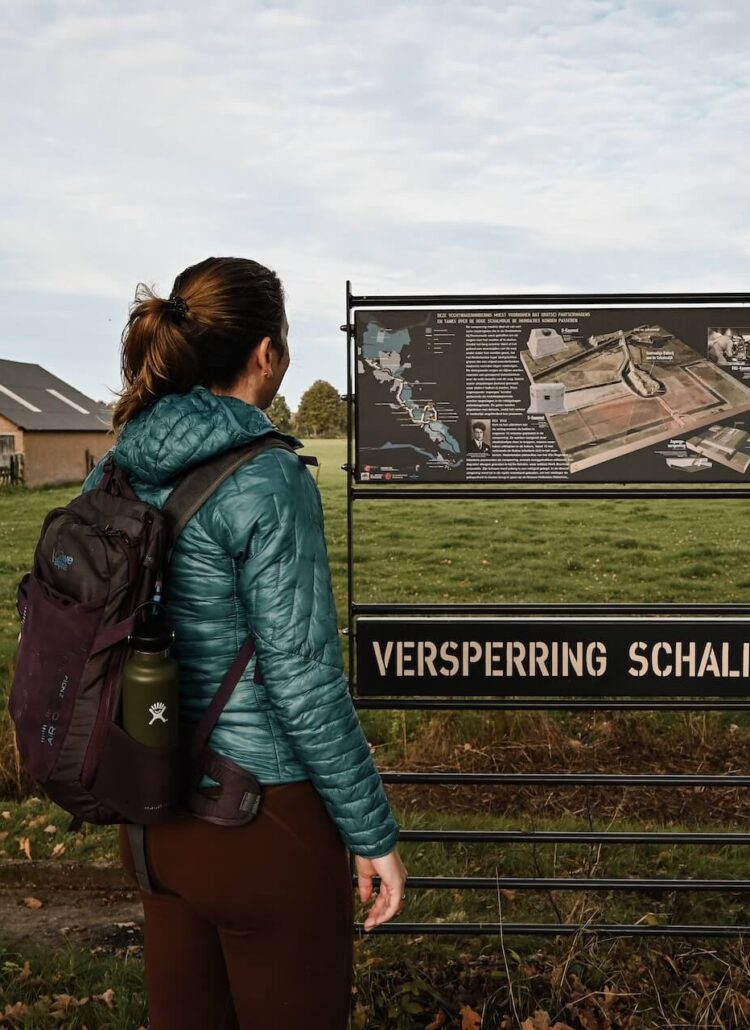 Wandelen over de Grebbelinie: de Versperring Schalmdijk