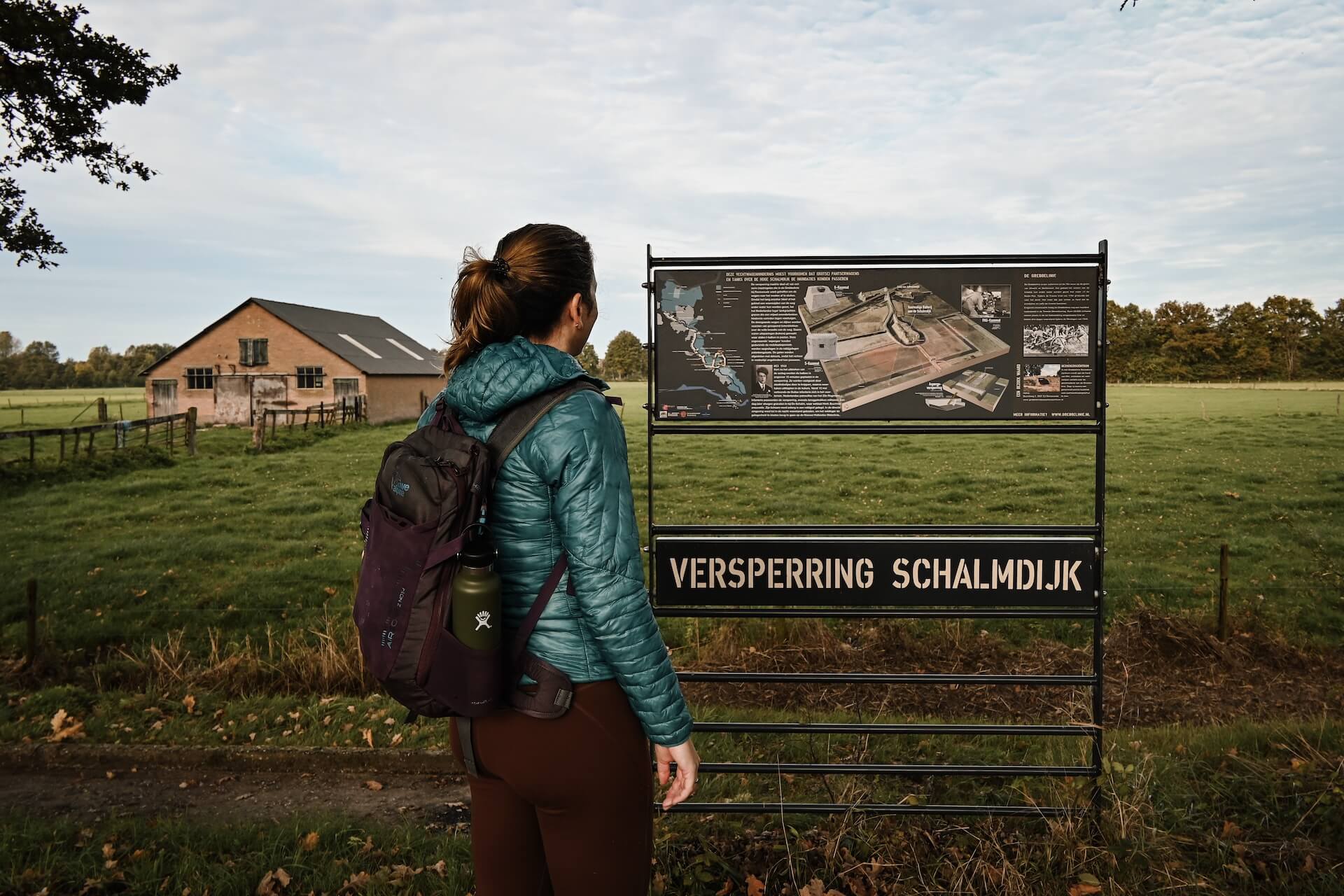Wandelen over de Grebbelinie: de Versperring Schalmdijk
