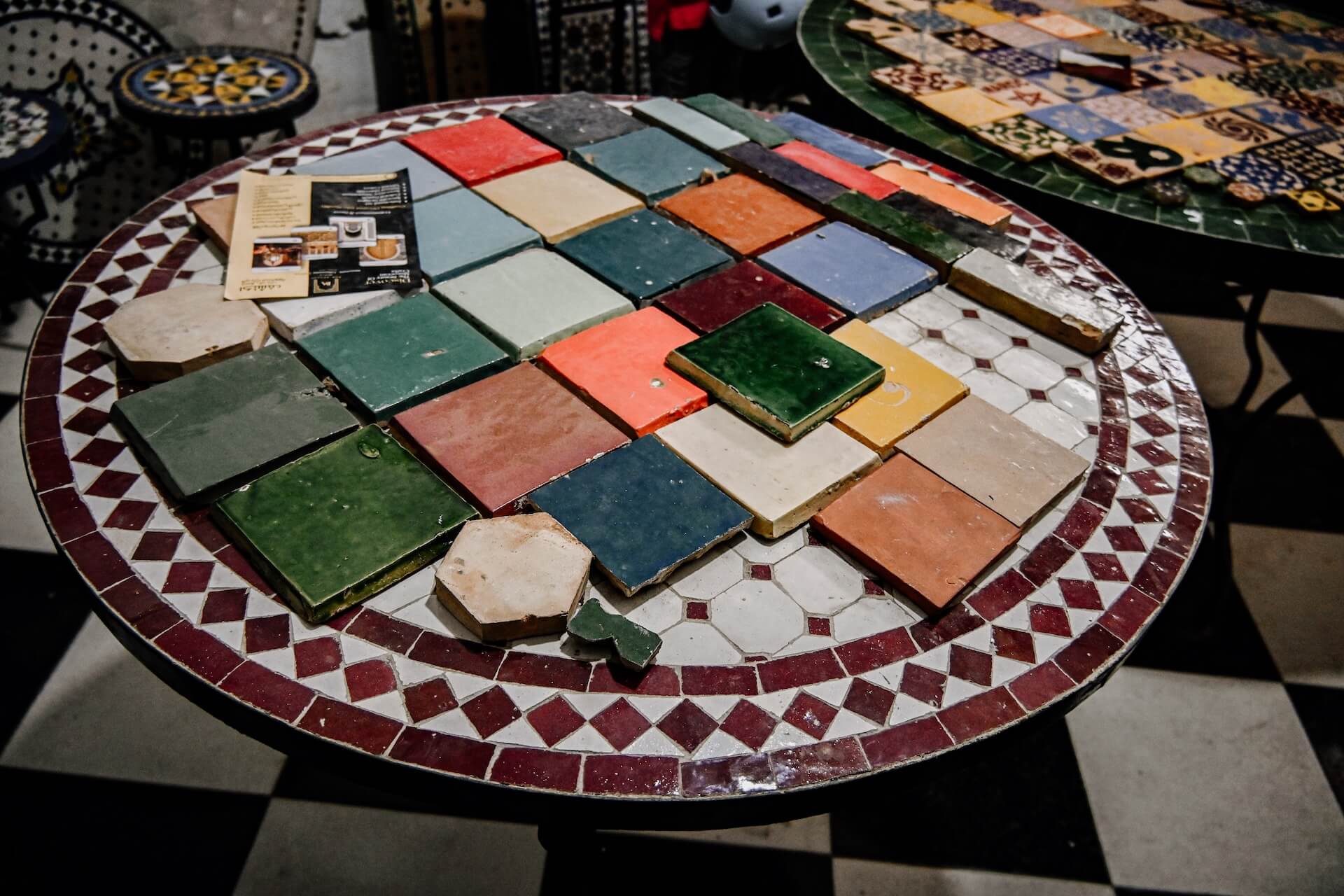 Mozaïek werkplaats Marrakech