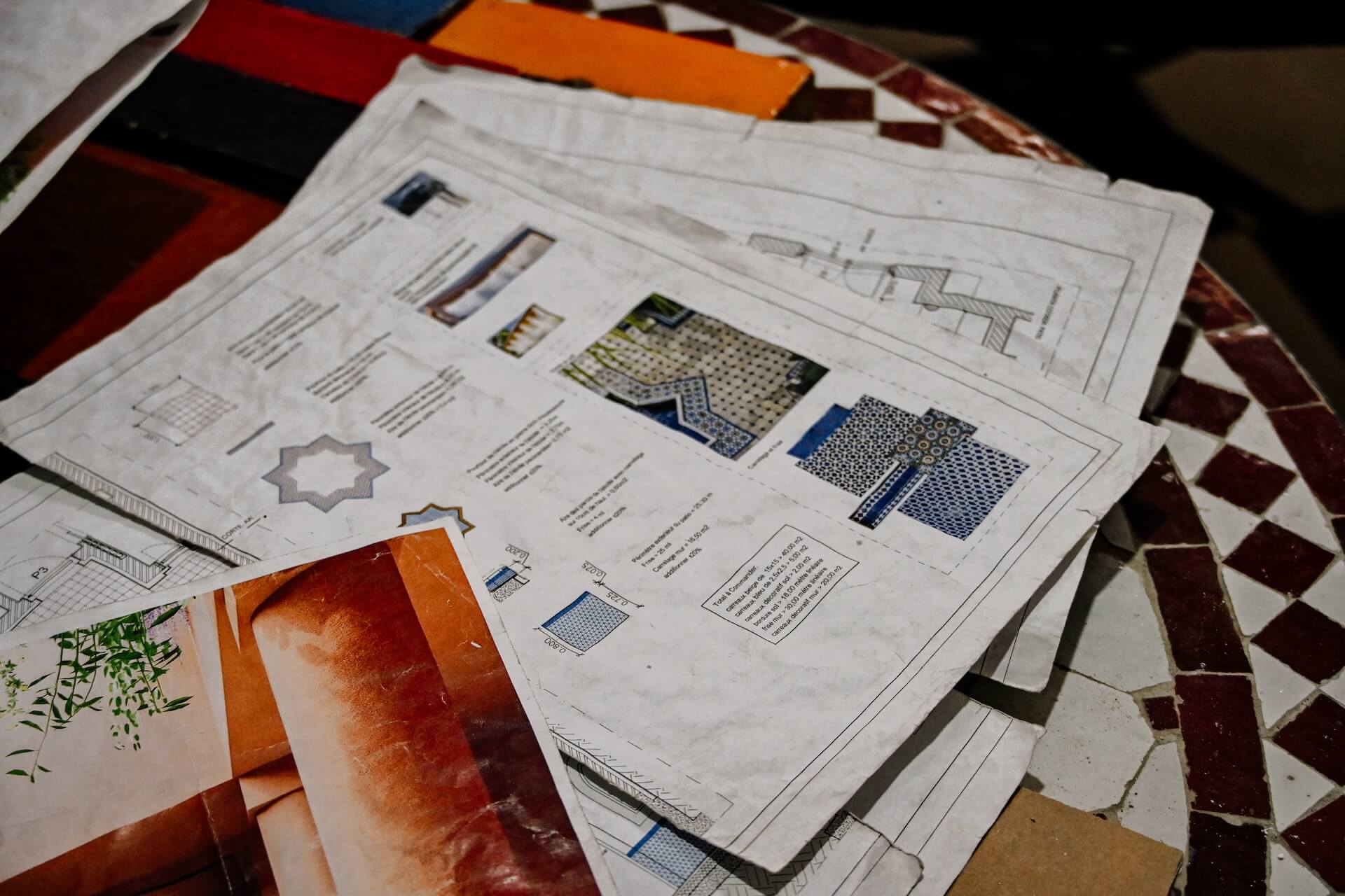 Mozaïek werkplaats Marrakech