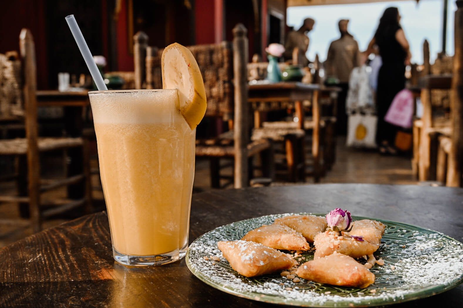 Op een dakterras in Marrakech