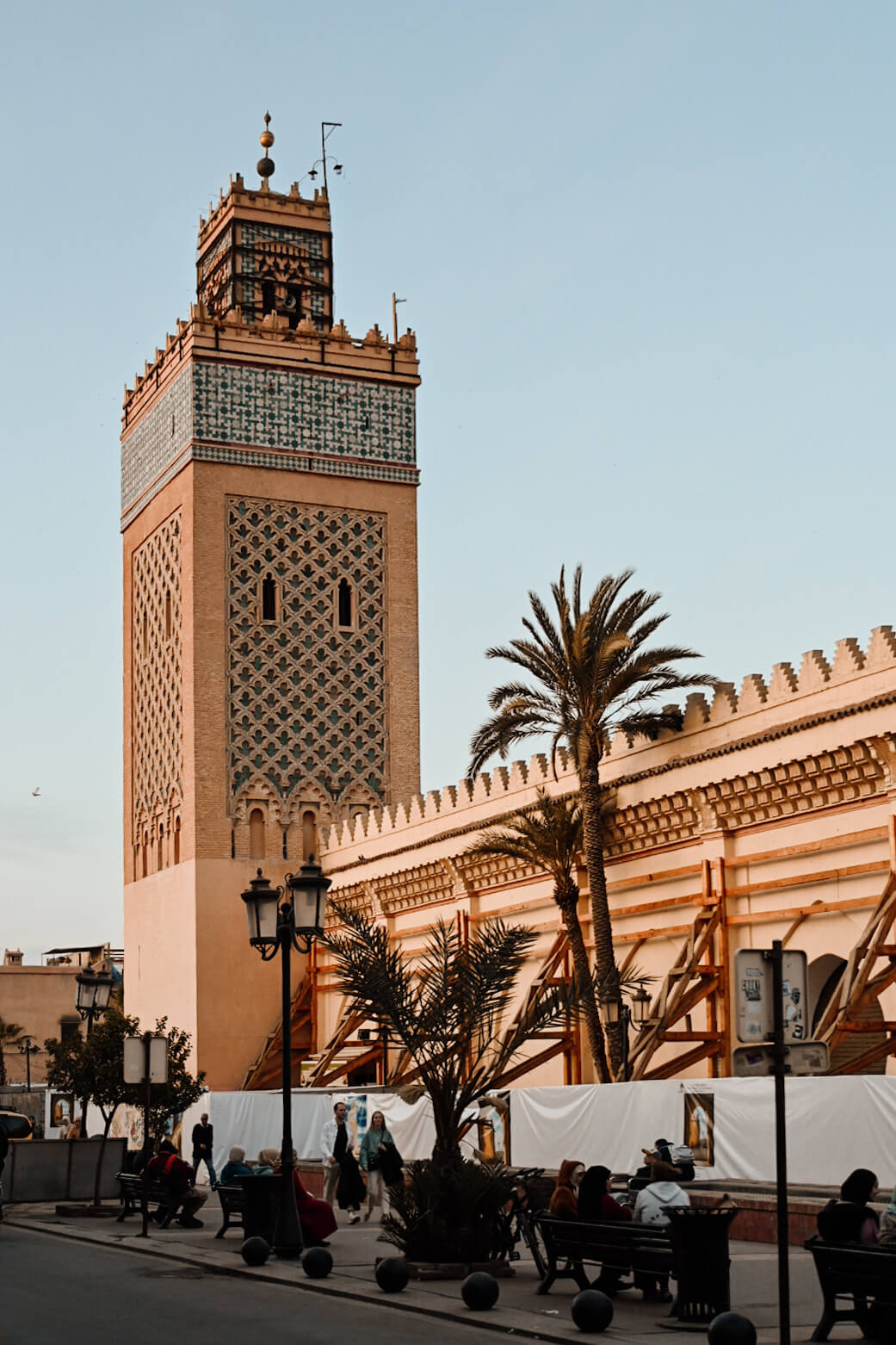 De Koutoubia-moskee in Marrakesh