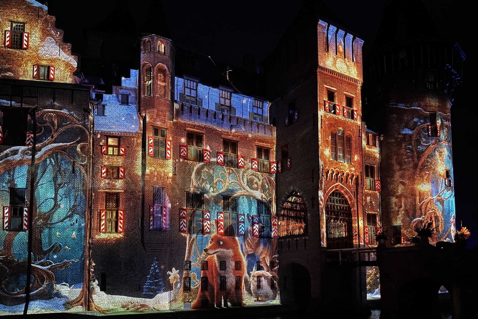 Kasteel de Haar in december