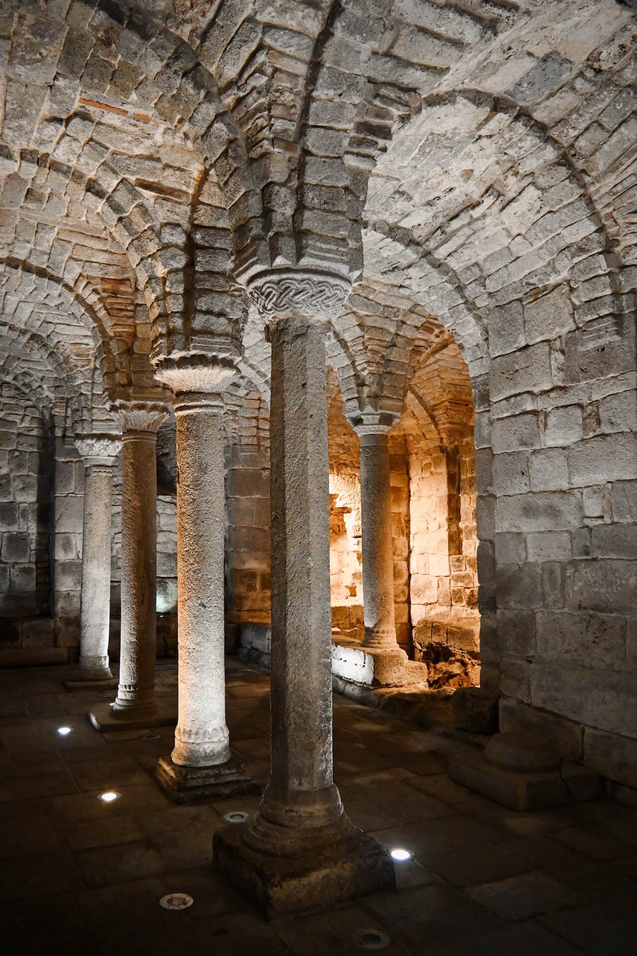 Crypte van de Abbazia San Salvatore in Toscane