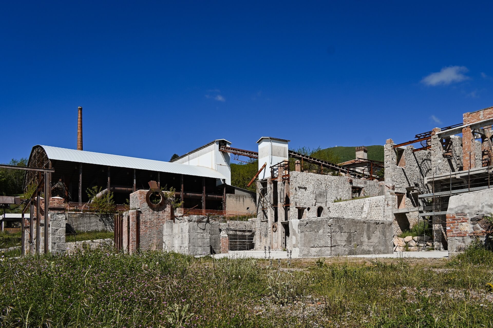 Mijnmuseum in Italië | Oude mijngebouwen Italië | Oude mijnen Toscane | Museo Minerario di Abbadia San Salvatore
